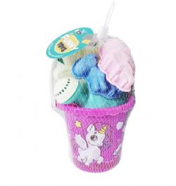 SUNNY DAYS - ENSEMBLE DE JEU DE PLAGE LICORNE 6 PIÈCES